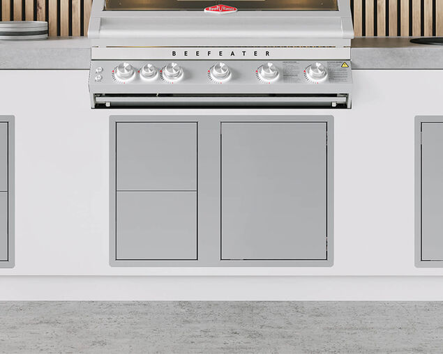 BeefEater Single Cupboard Door with 2 Drawers