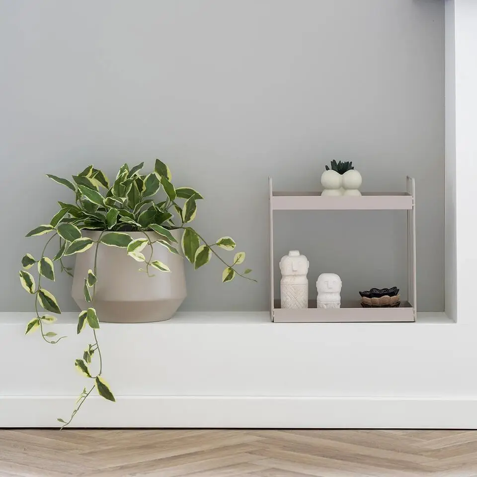 Artichok Pepijn Metalen Bijzettafel Beige