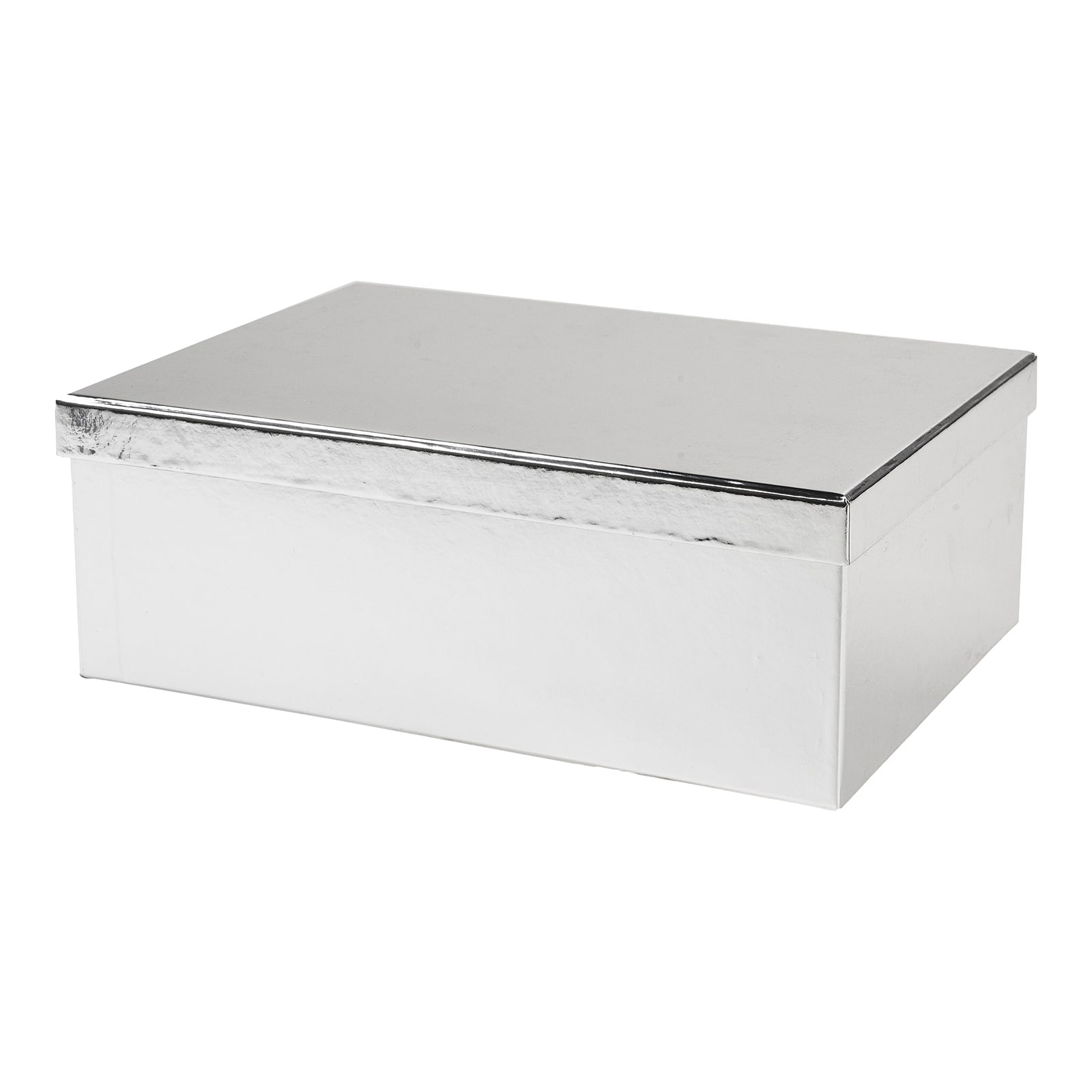 Geschenkbox Glanz Silber,B 280 x H 100 x T 200 mm