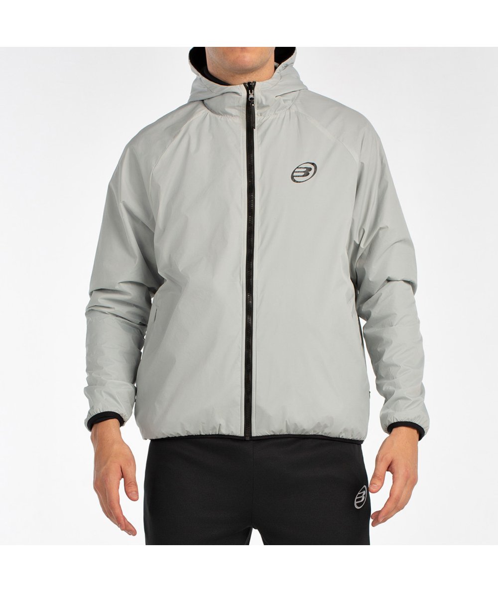 CHAQUETA BULLPADEL BUCES NEGRO/PIEDRA