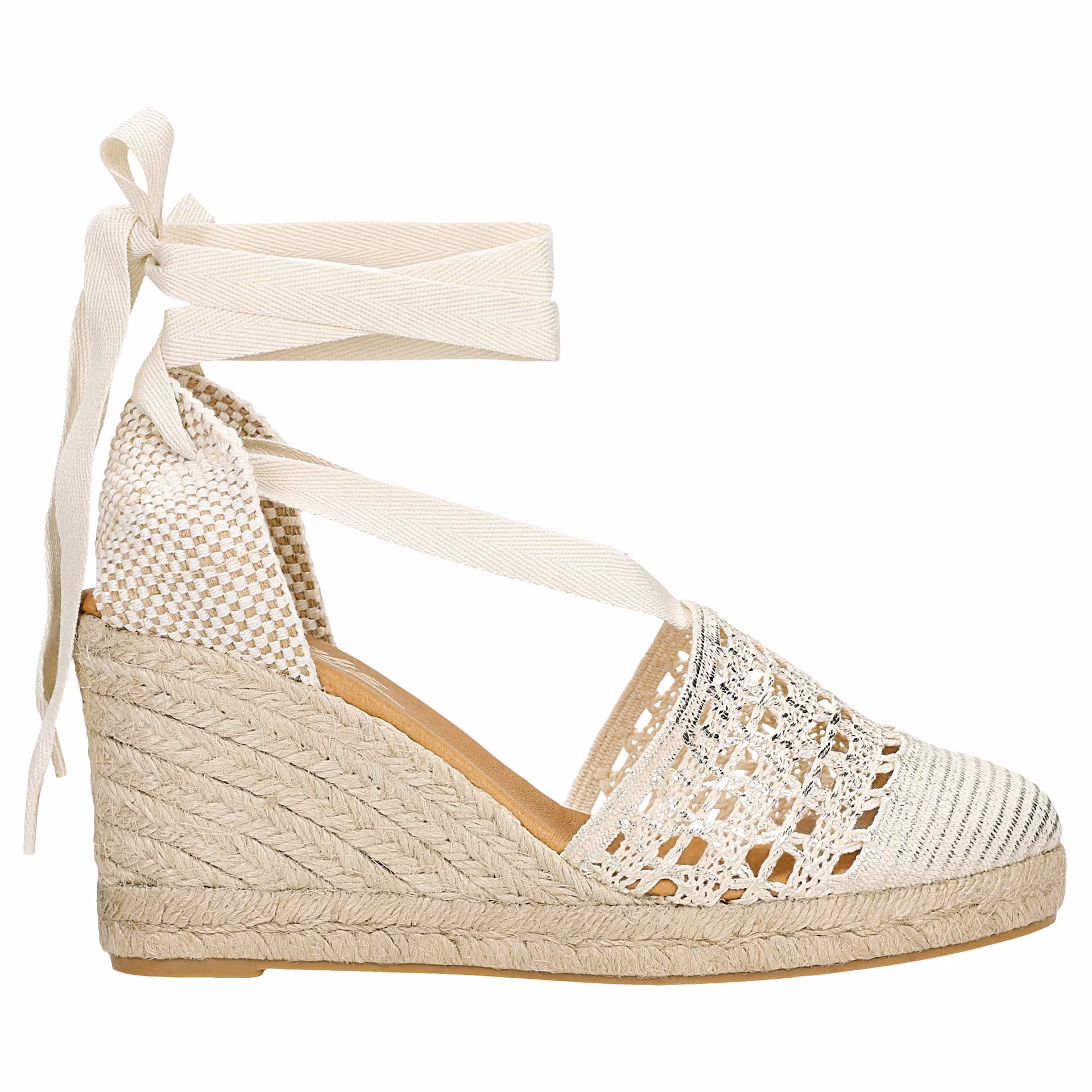 Beżowe espadryle RELAKS w stylu boho