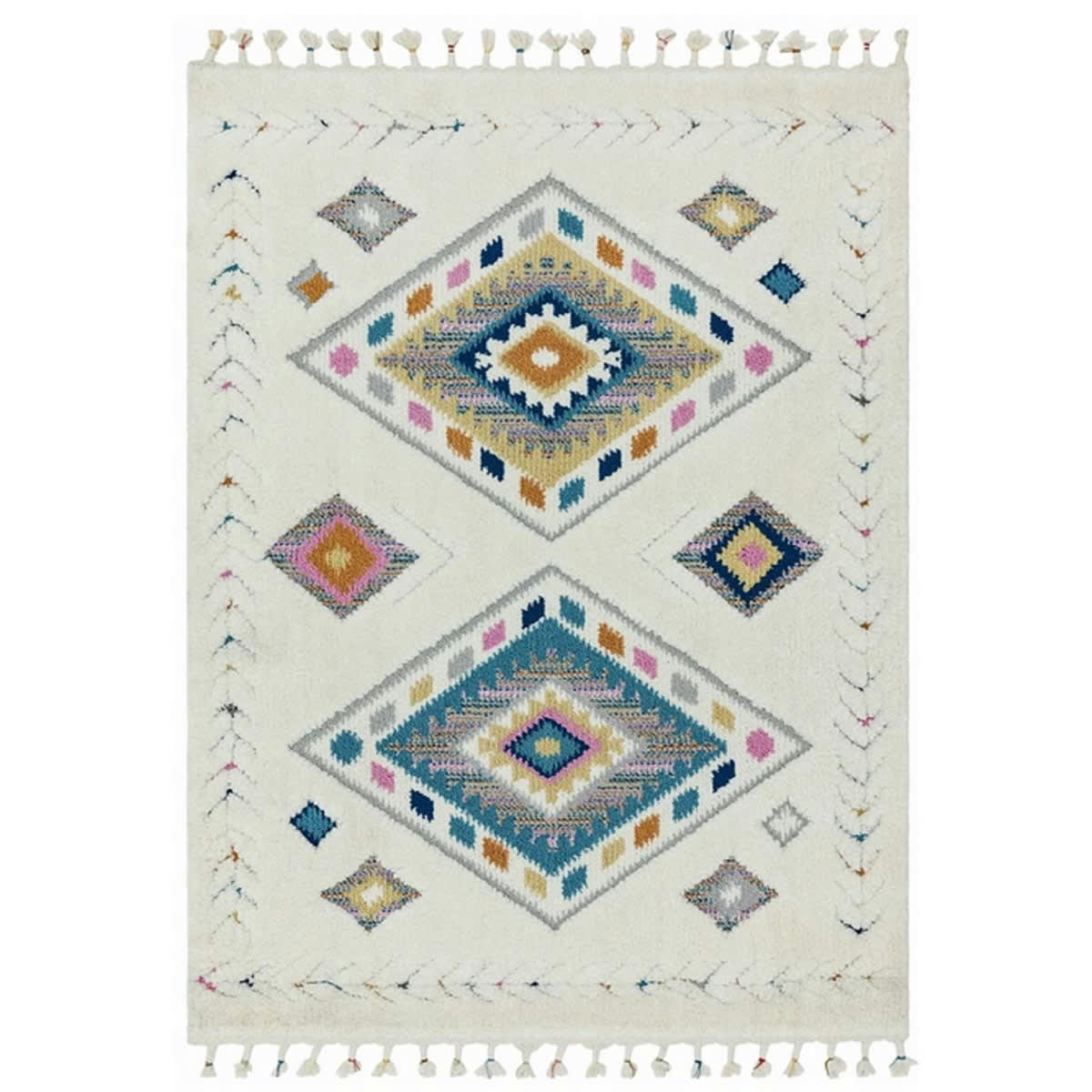 RHOMBUS - Tapis moderne en Polypropylène Multicolore 120x170 cm