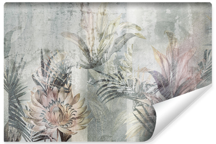 Fototapeta Liście W Stylu Vintage 90x60cm