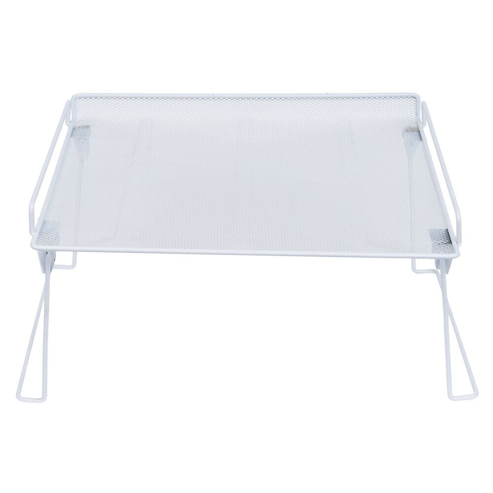 étagère de rangement superposable blanche