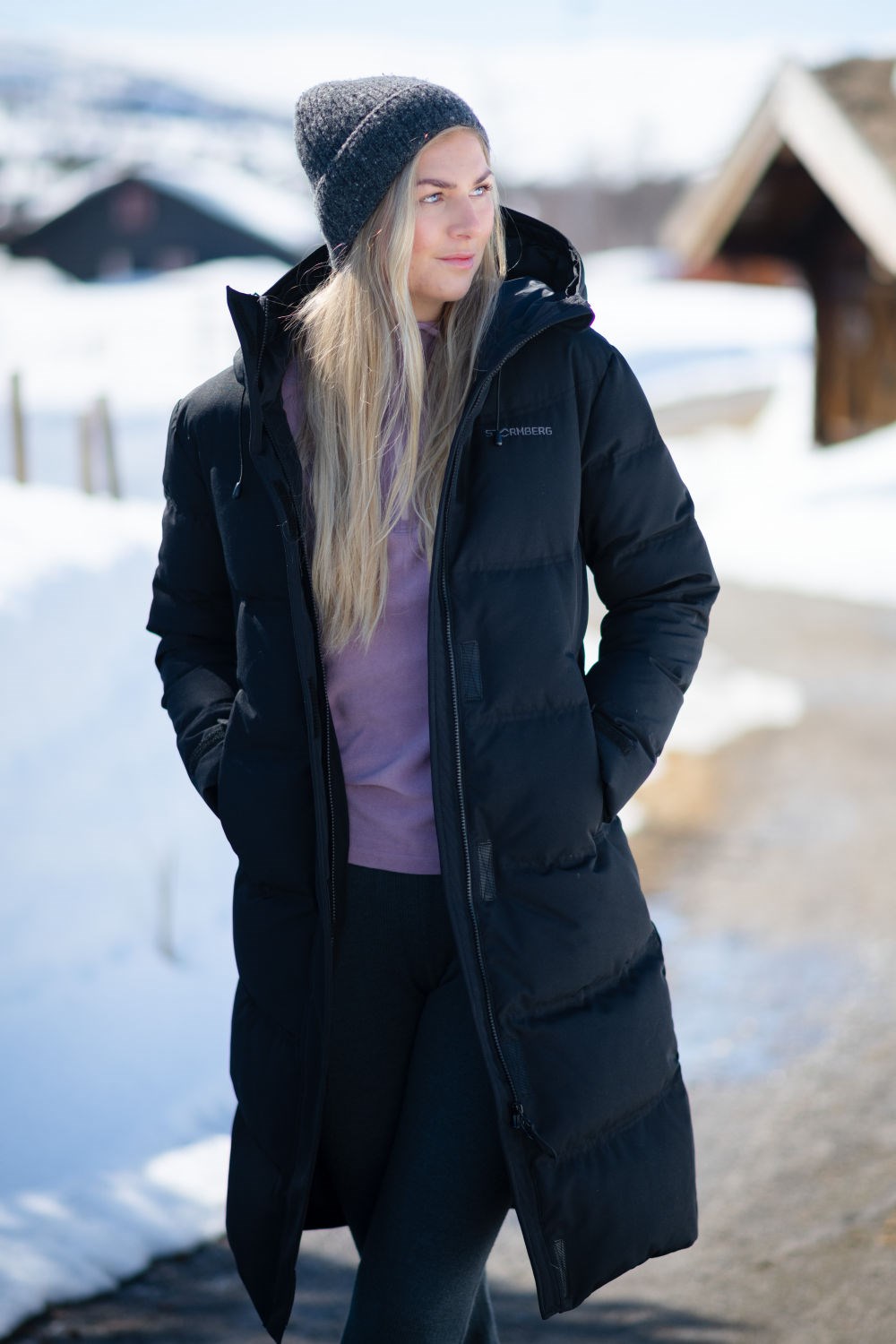 Svalbard lang dunparkas