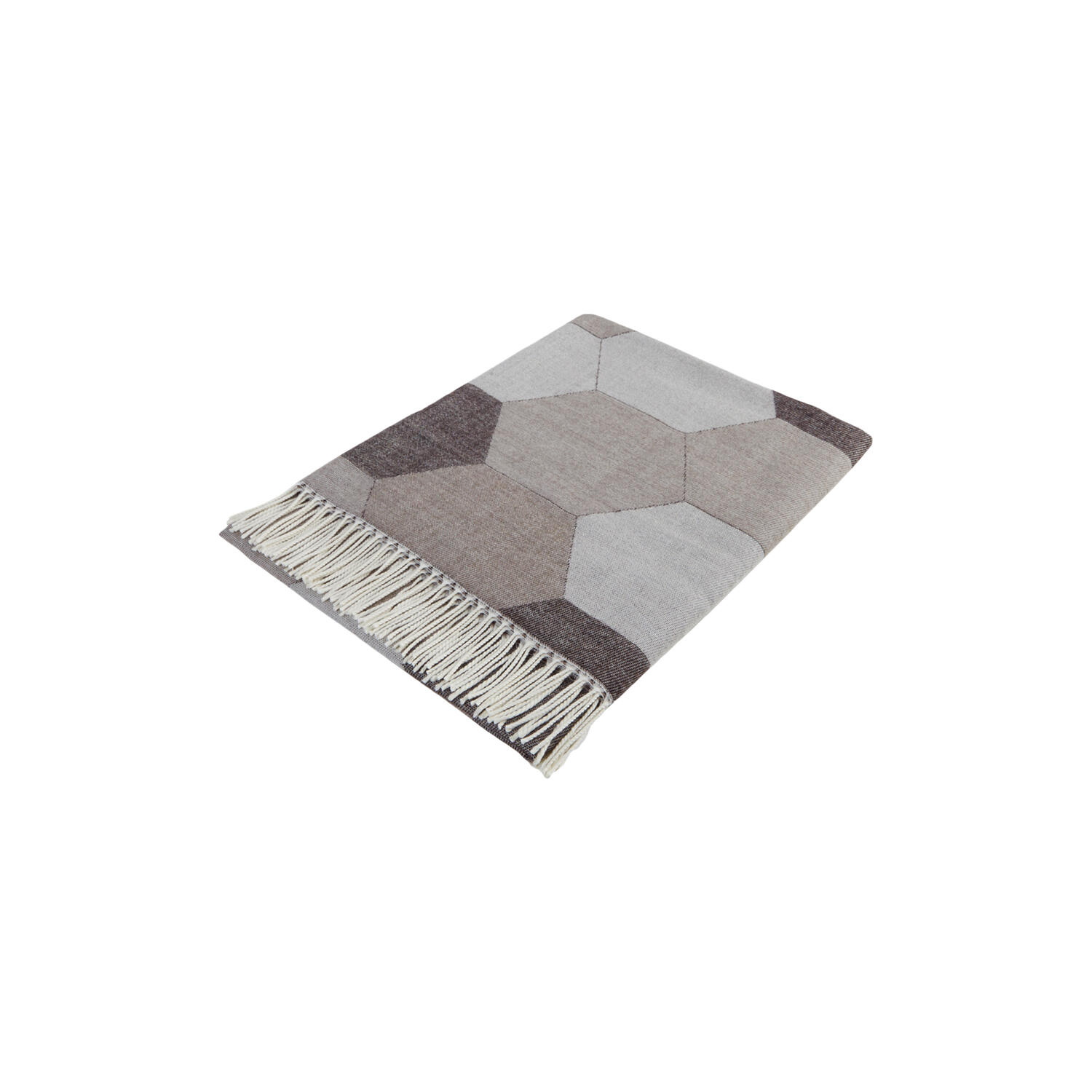 Hexagon plaid, beige