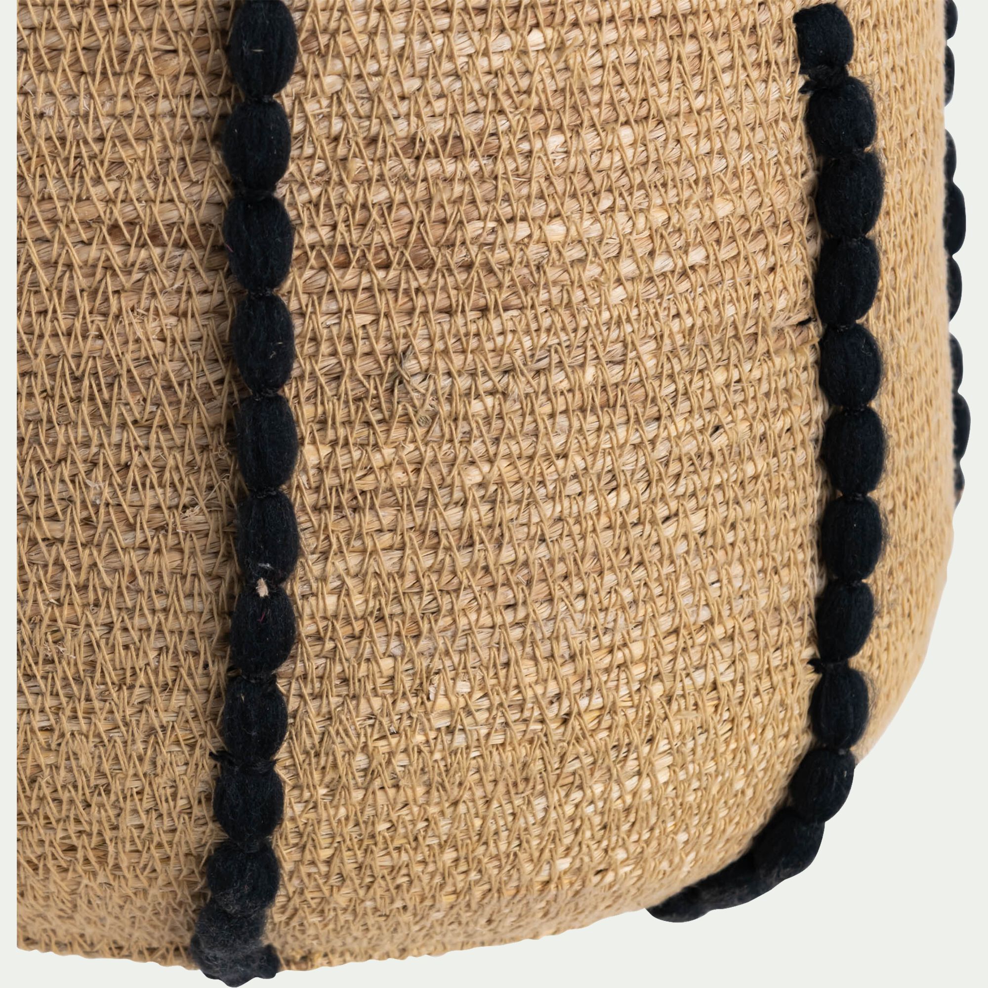 LAUROUX - Vase en jonc de mer H30cm - naturel