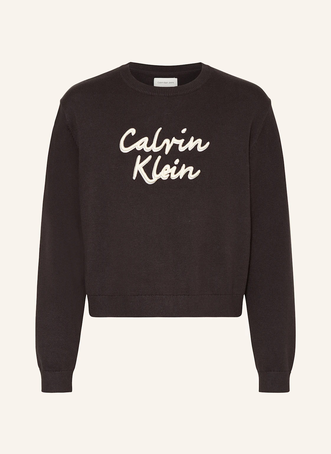 Calvin Klein Sweatshirt mit Glitzergarn