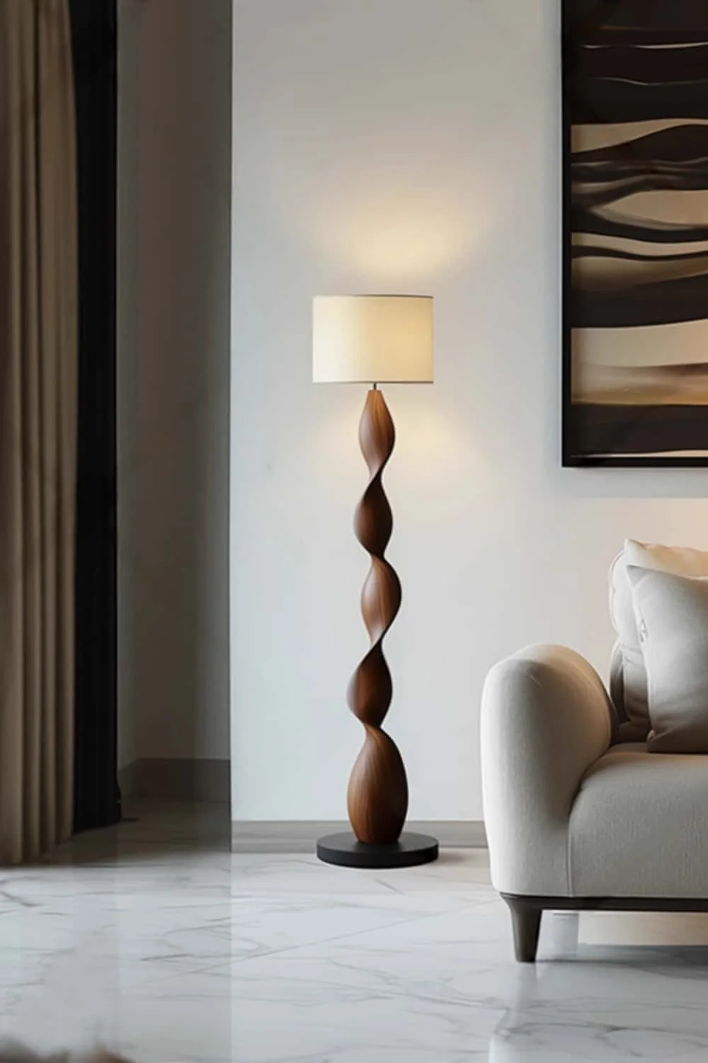Wooden Art Lamp #WL036