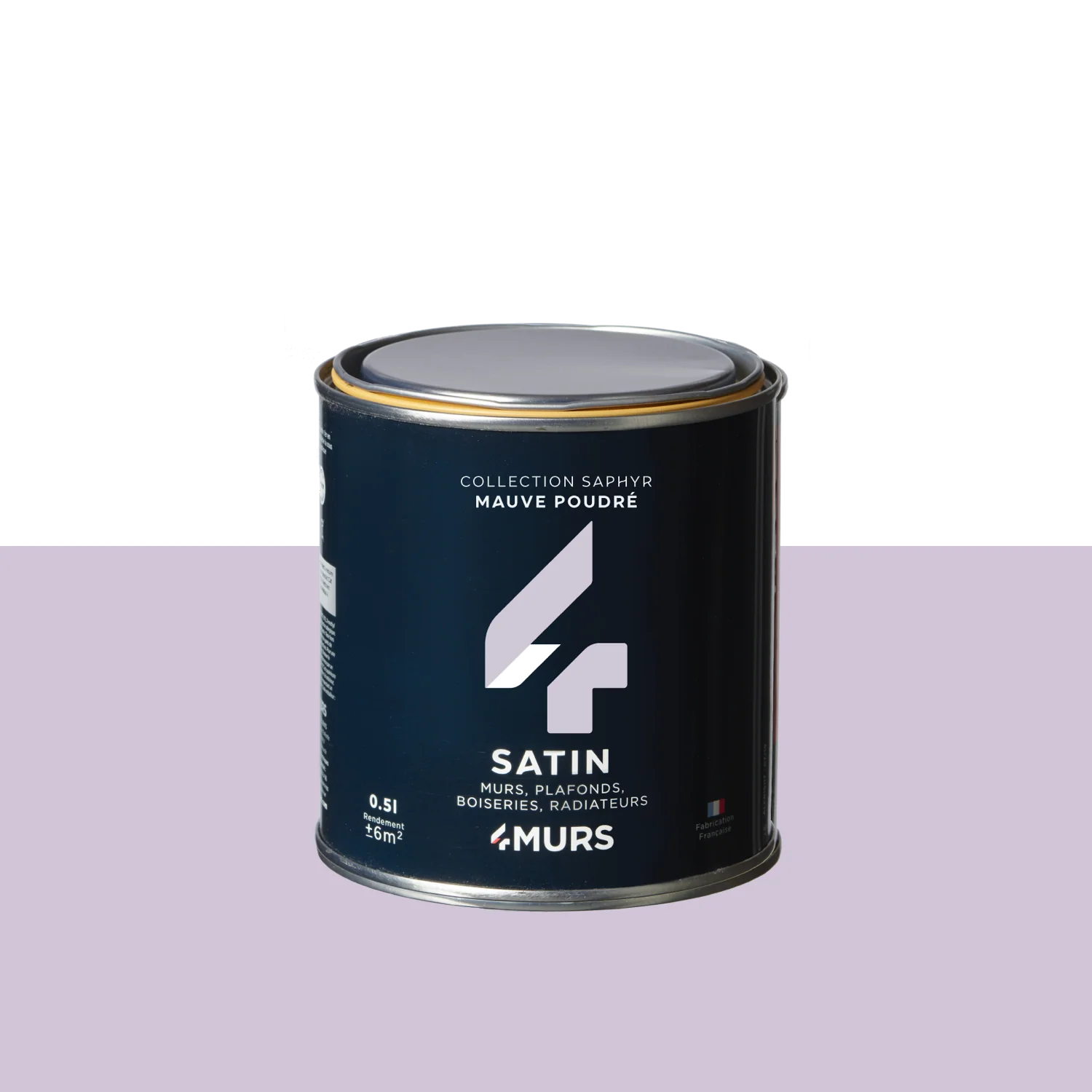 Saphyr Peinture Finition Peinture mauve poudré Satiné 0,5 L