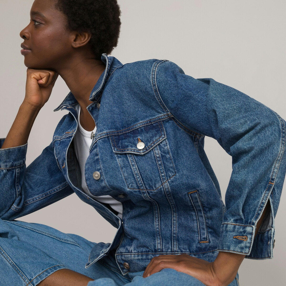 Veste en denim Signature