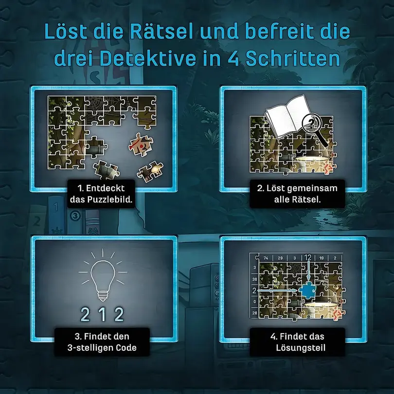 Puzzle EXIT Das Puzzle Die drei ??? Toteninsel