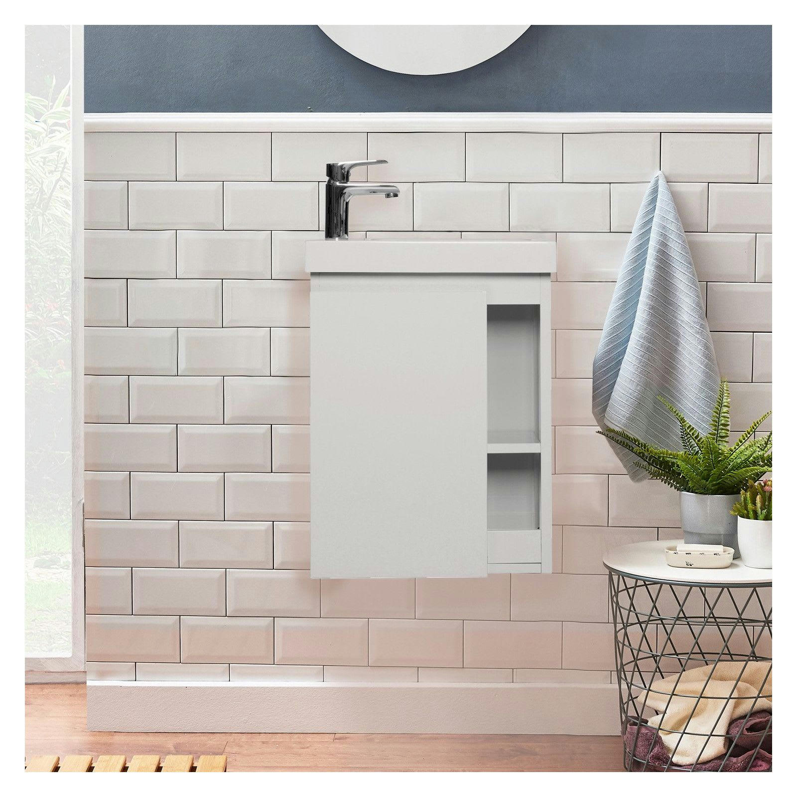 HAMPTON - Meuble lave-mains  Blanc