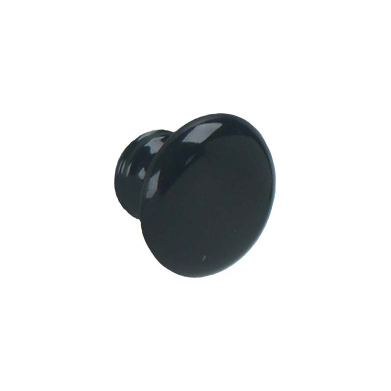 Bouton rond en zamac noir Ø 30 mm LINEA BERTOMANI