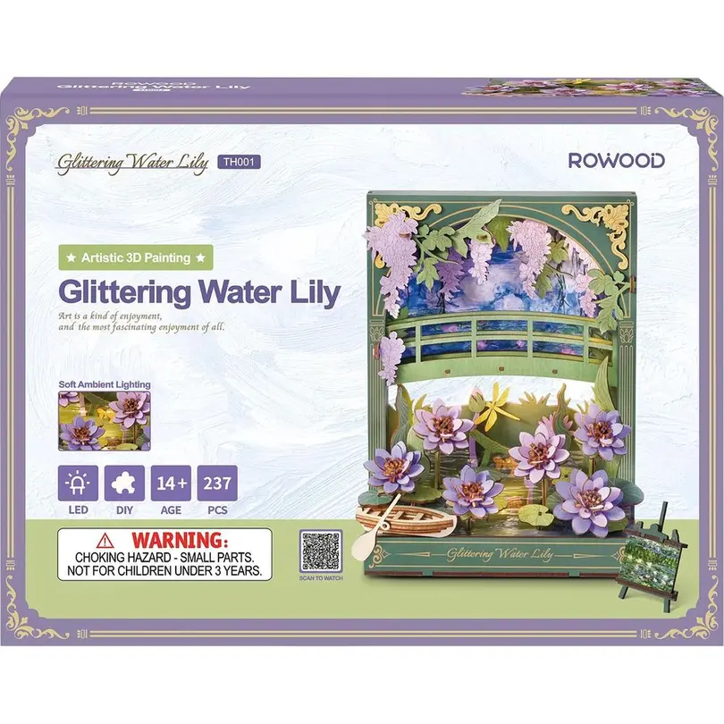 3D-Puzzle Glitzernde Seerose