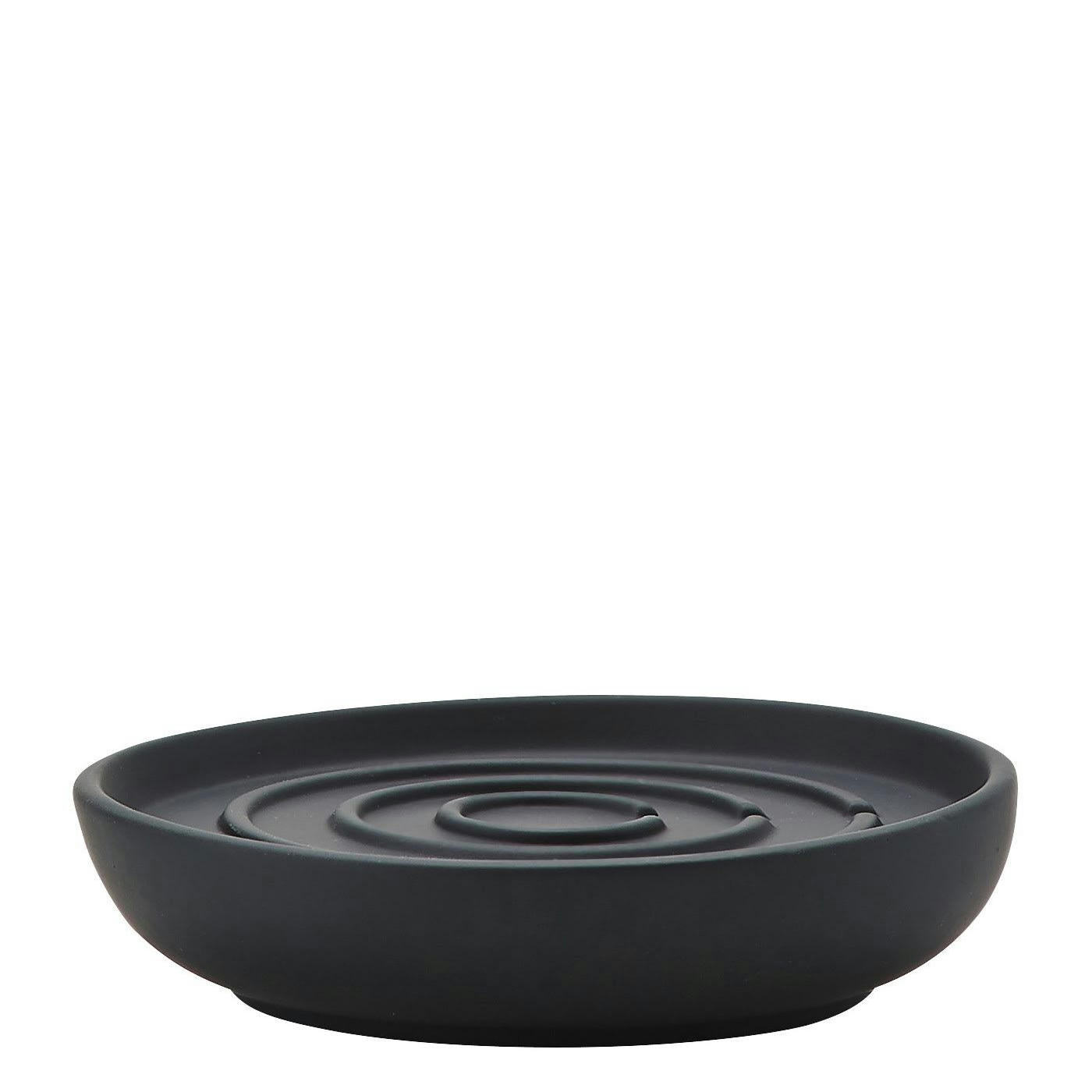 NOVA - Porte savon en porcelaine gris