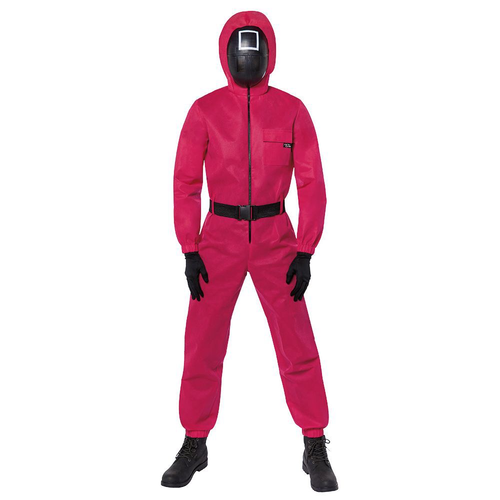 Déguisement combinaison Squid Game rouge Taille S