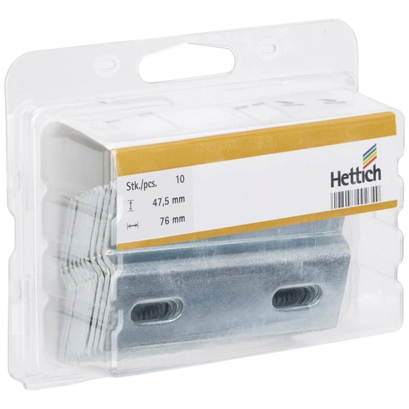 Schrank-Aufhängeschiene, Stahl, silberfarben