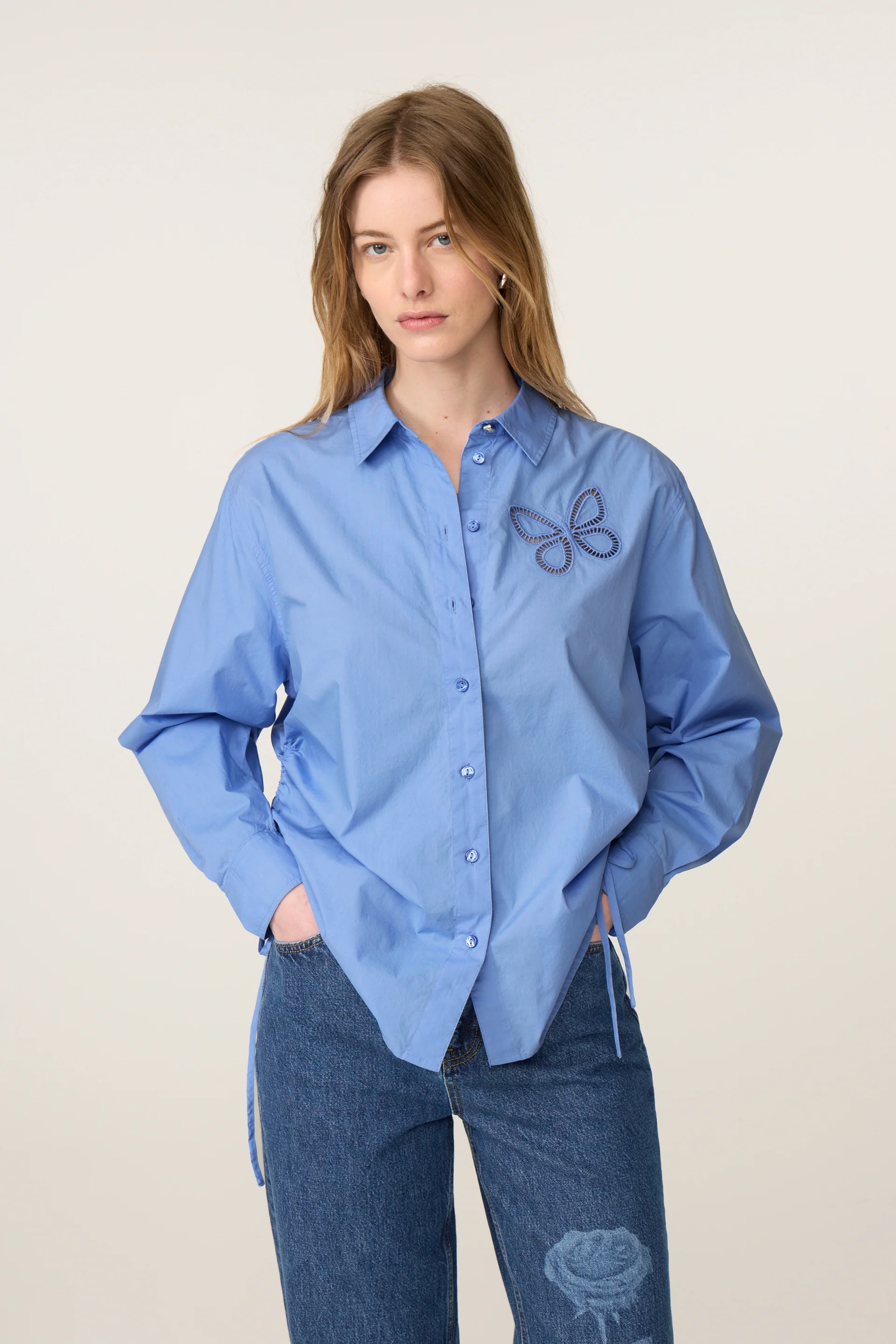 Lux Blouse | Riad Blue