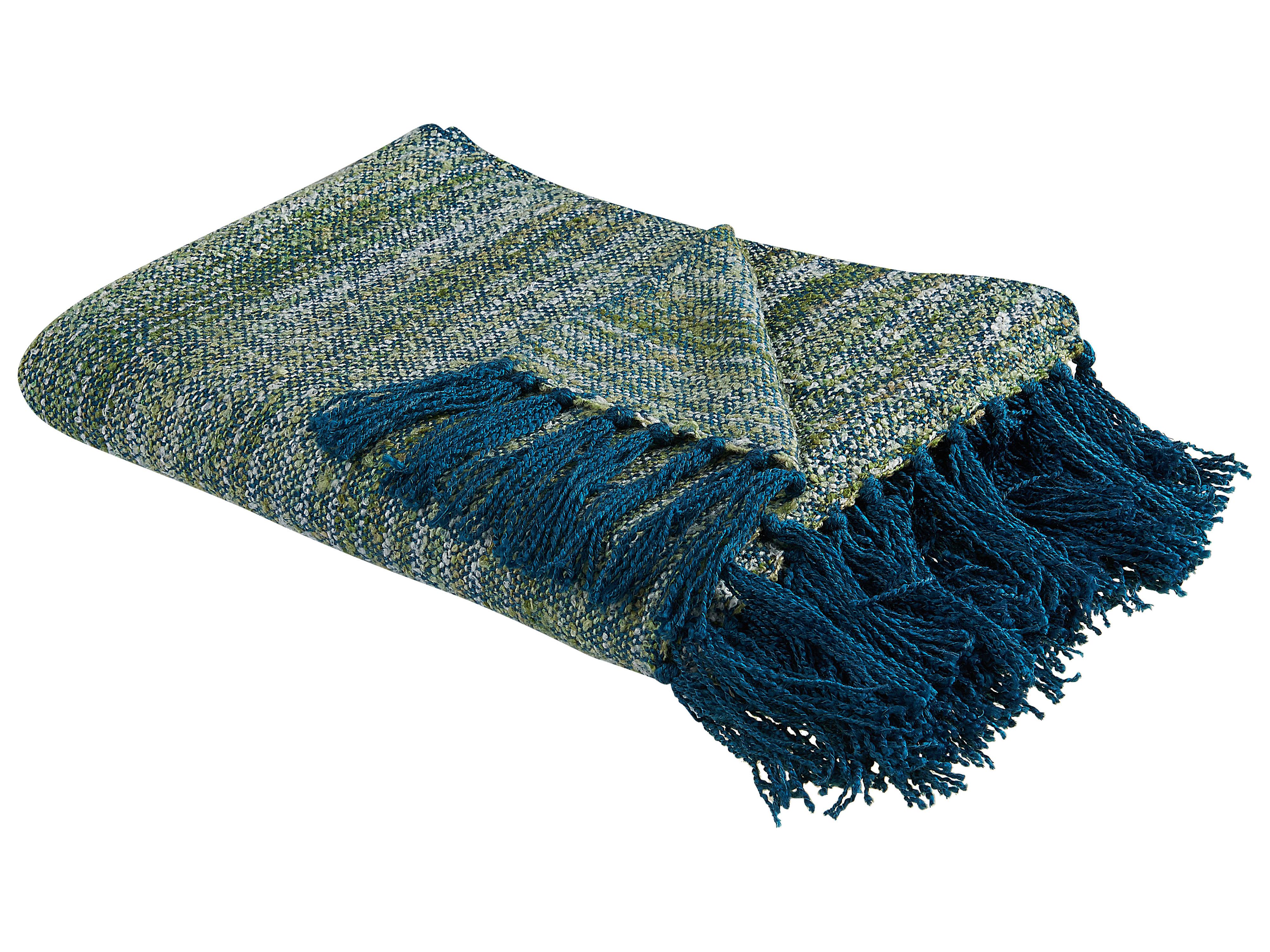 Blanket PAIRE Fabric 130 x 170 cm Teal