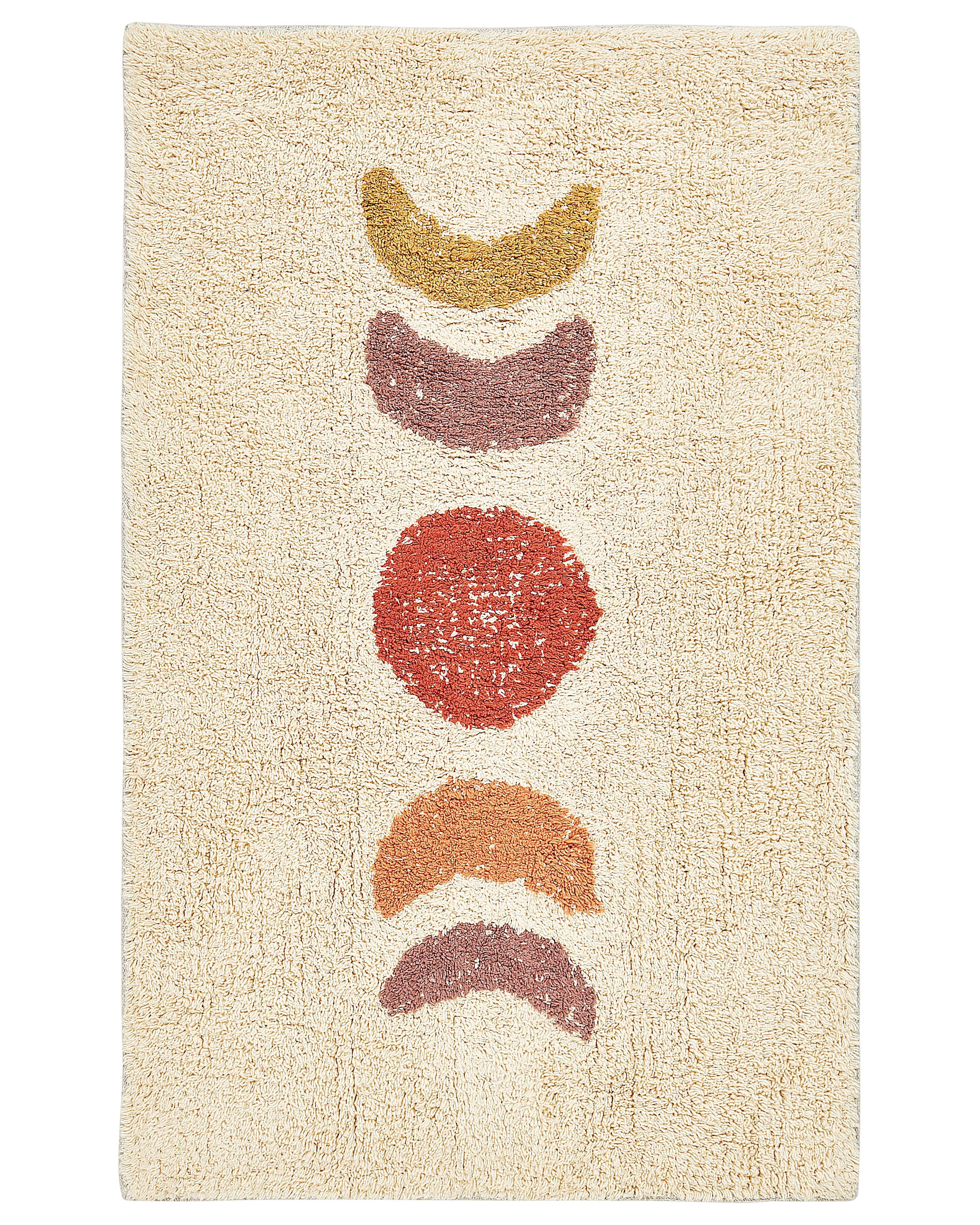Bath Mat ESME Beige 50 x 80 cm Cotton