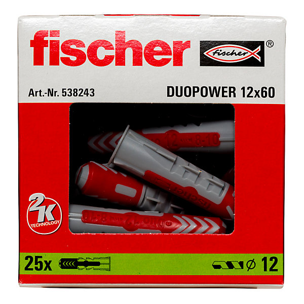 CHEVILLE DUOPOWER - CHEVILLE DUOPOWER 12X60-25/BTE