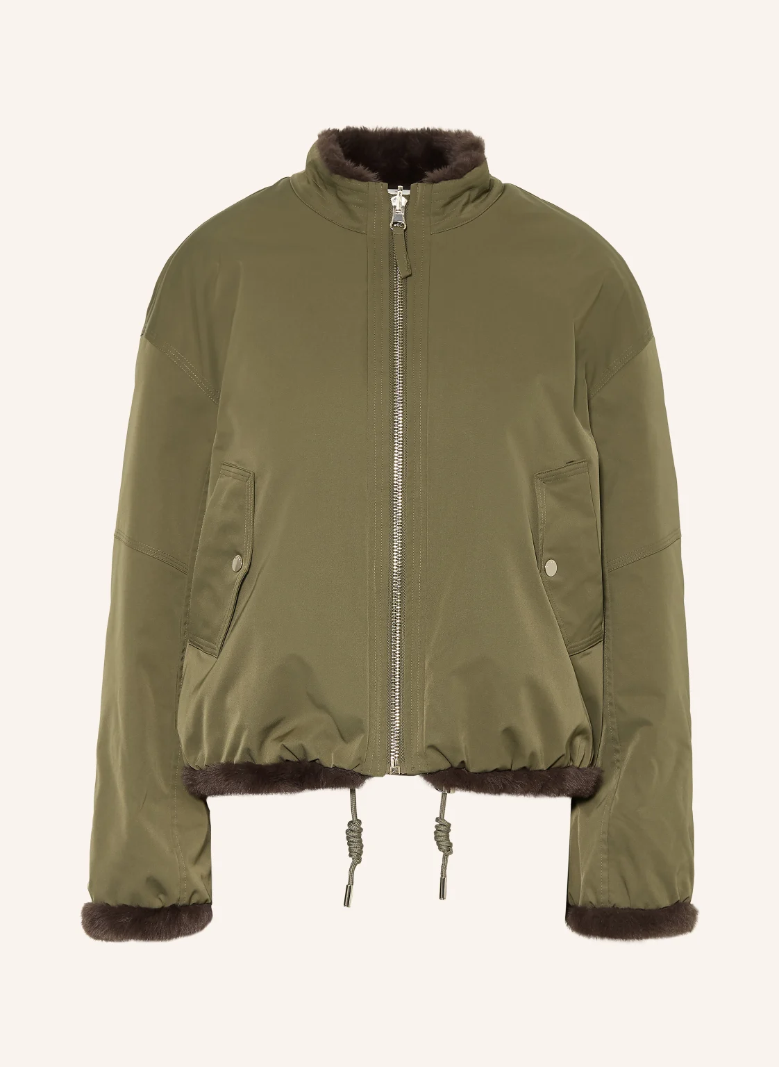RIANI Jacke zum Wenden mit Kunstfell