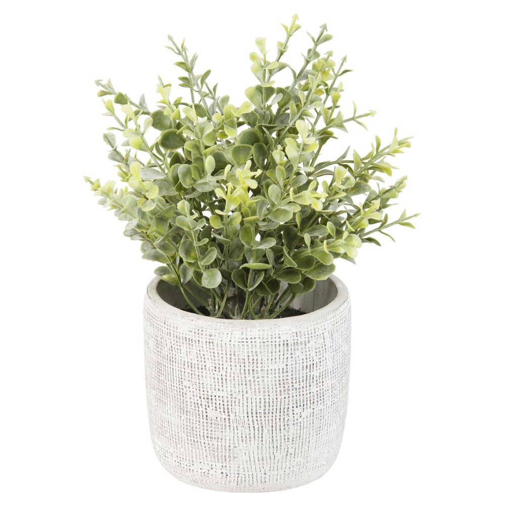 - Plante artificielle pot en ciment