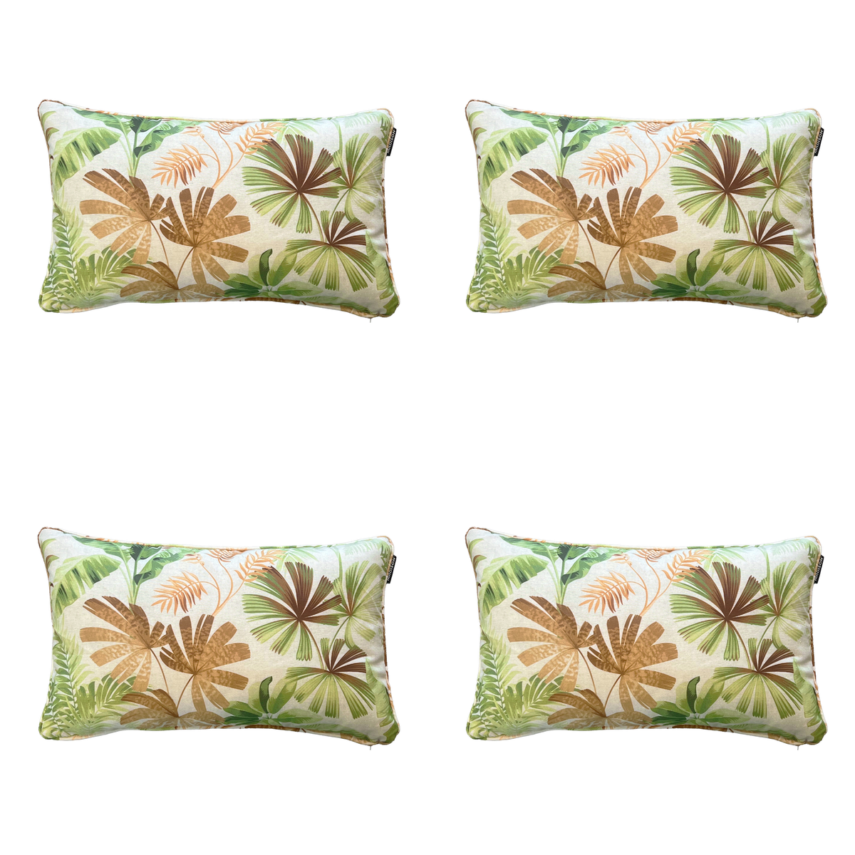 Madison sierkussen Axel - multikleur - 50x50x10cm - set van 4