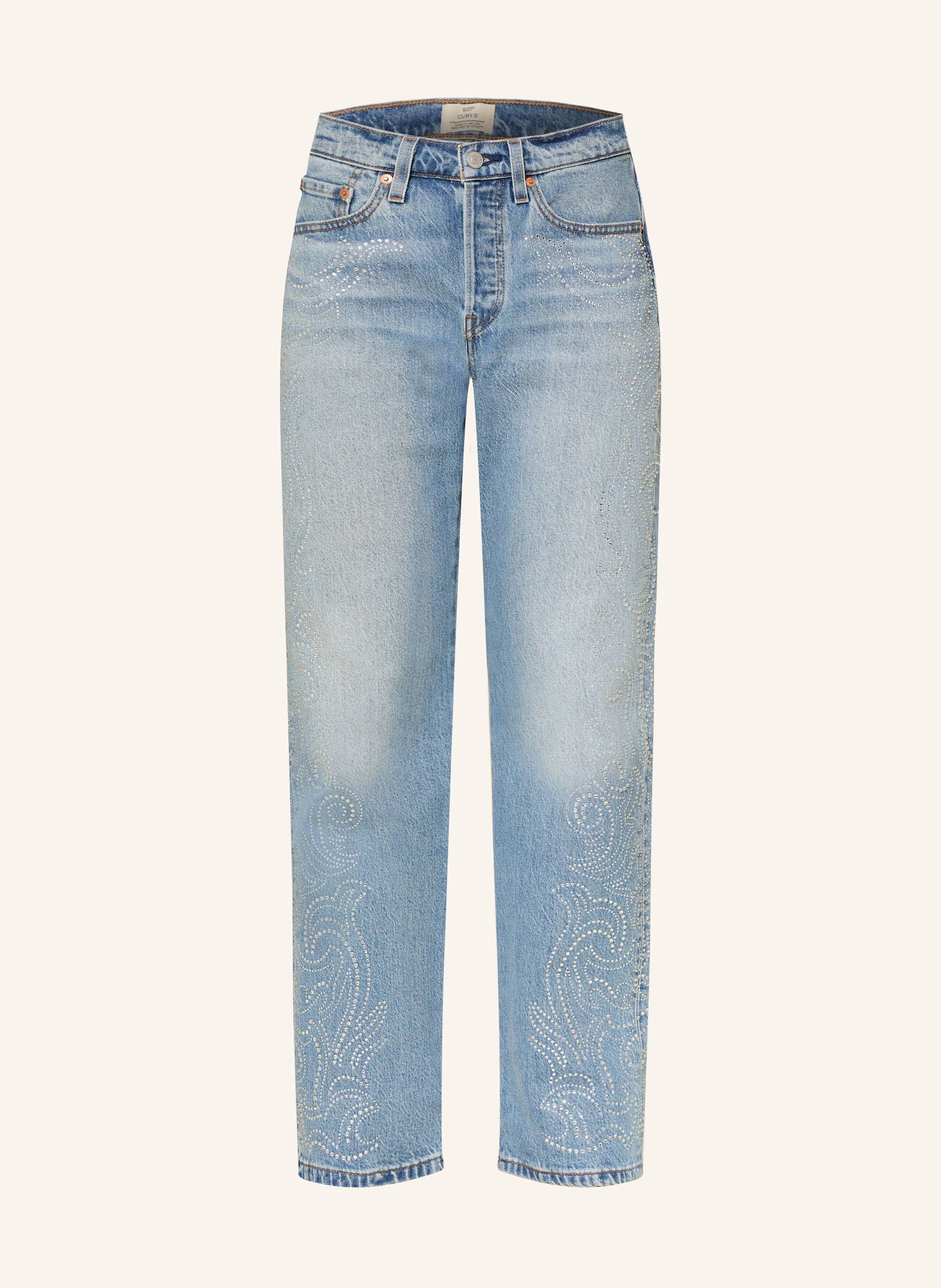 Levi's® Straight Jeans 501 CURVE mit Schmucksteinen