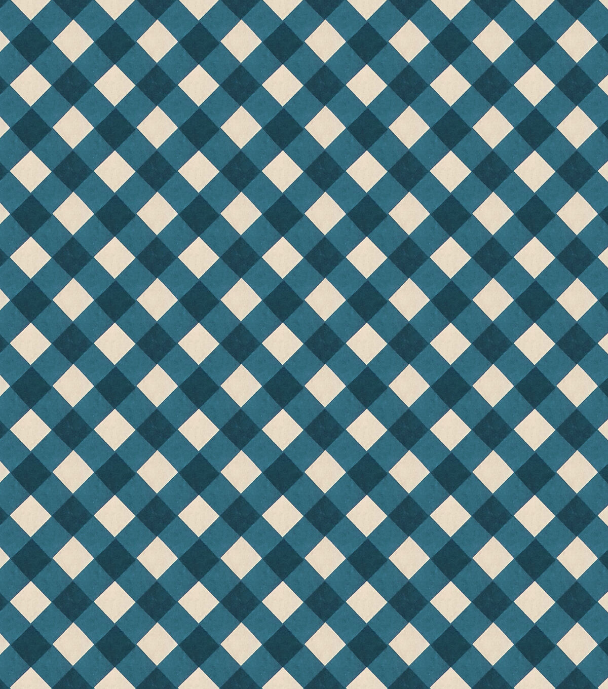 Navy Bias Plaid Super Snuggle Flannel Fabric