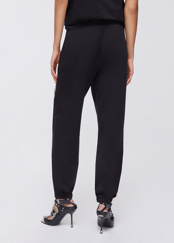 Pantaloni in felpa con zip