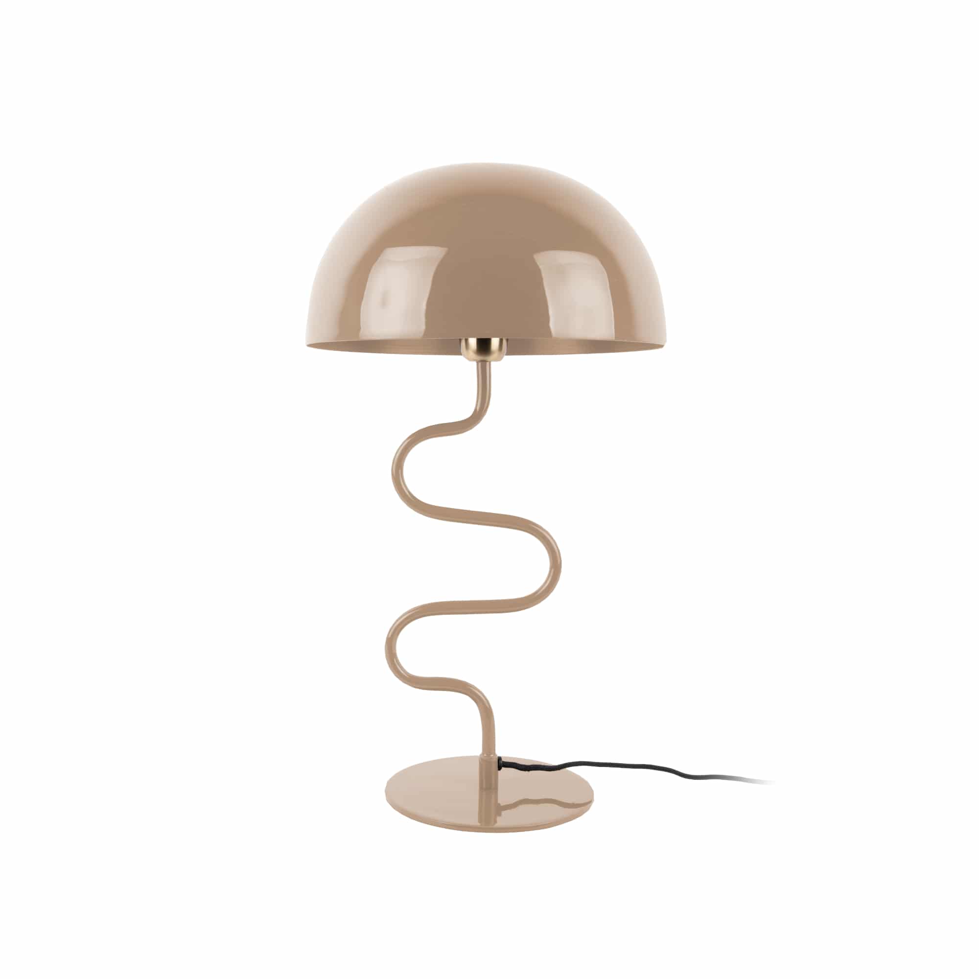 Leitmotiv tafellamp Twist - bruin - 31x31x54cm - Paddenstoellamp