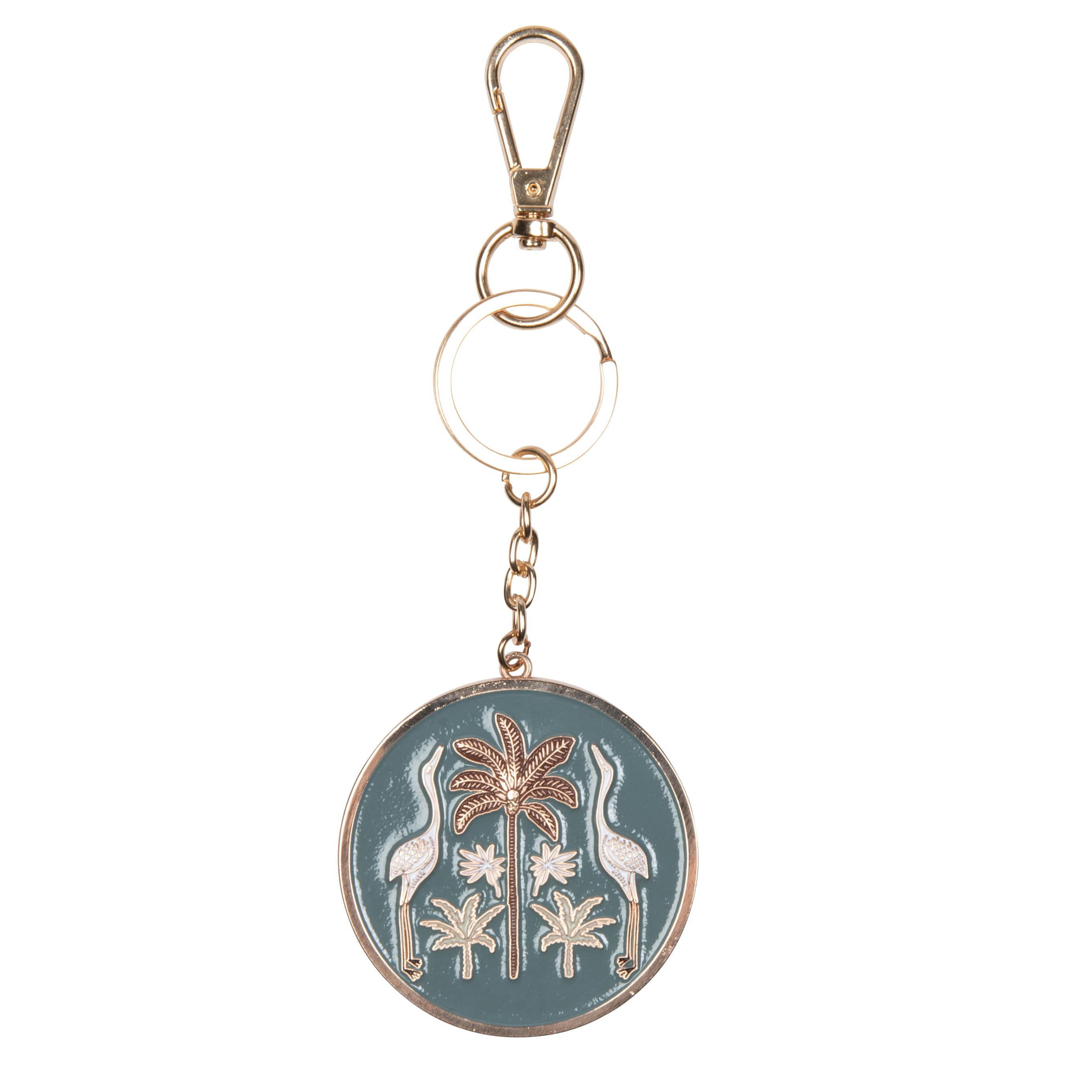 ASWAN - Porte-clés vert et doré