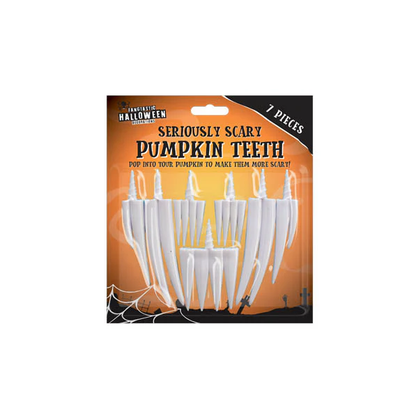 Seriously Scary Pumpkin Teeth 7 Piece