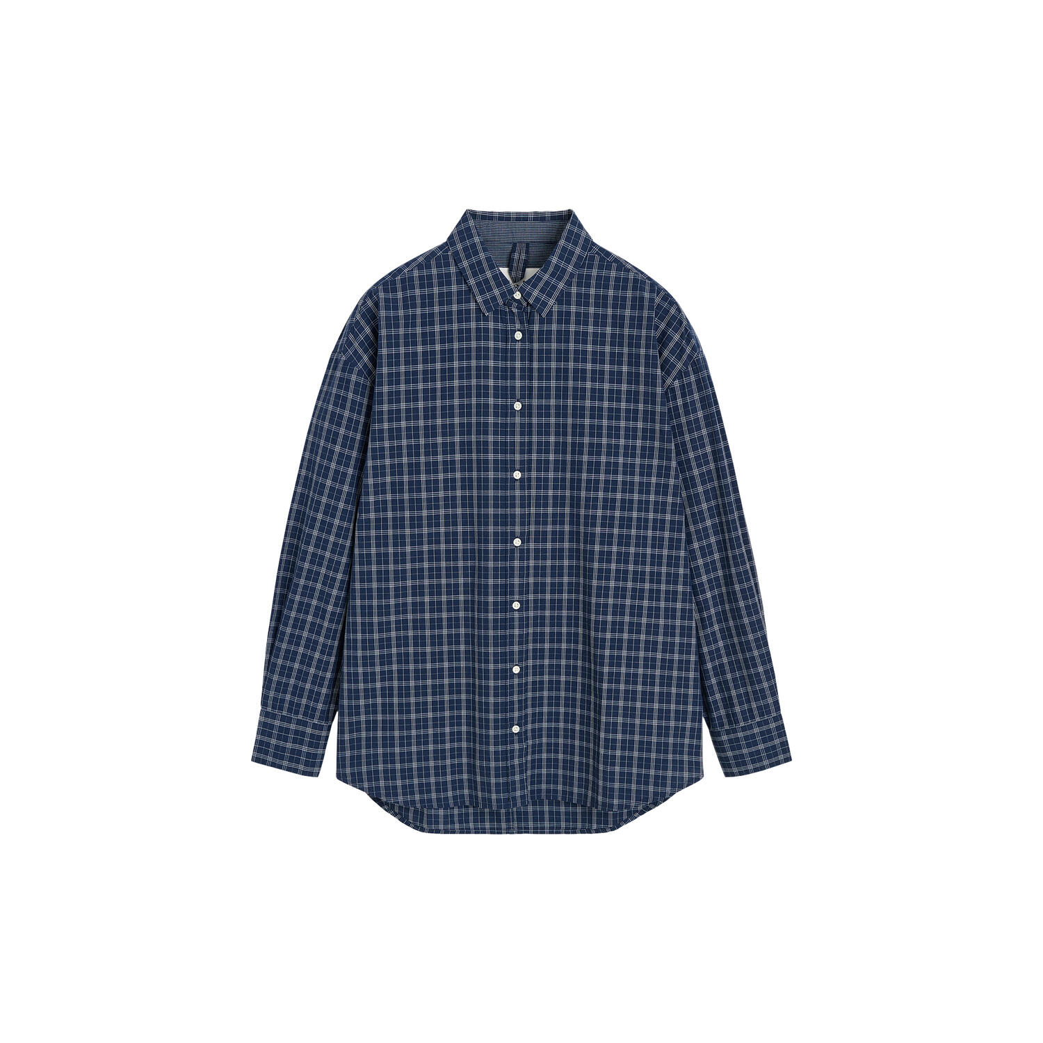 Shirt Check, mix navy