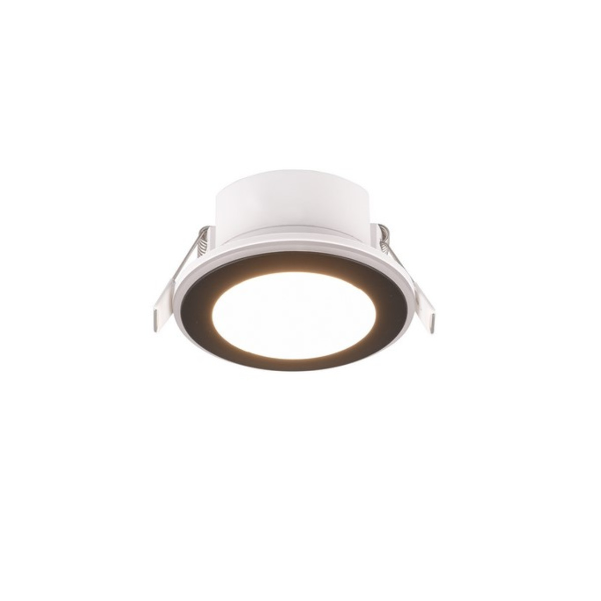 Oprawa wpuszczana ARGUS okrągła czarna LED 5W Ciepła biel 350lm IP20 Trio