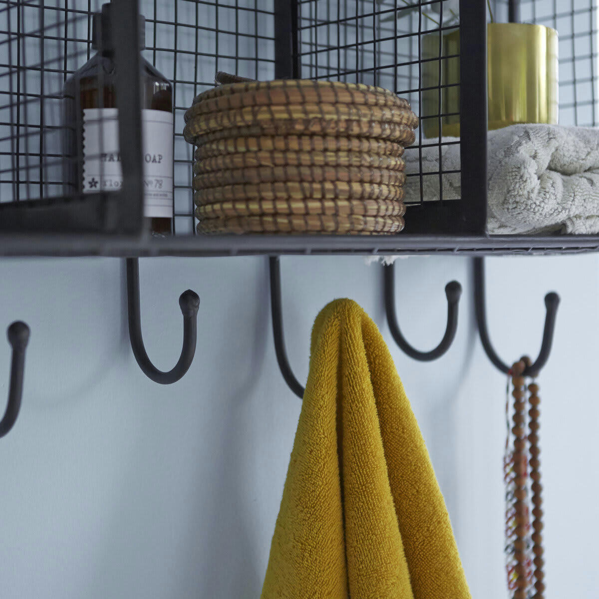 SONA - Patère de salle de bain en métal 100 cm