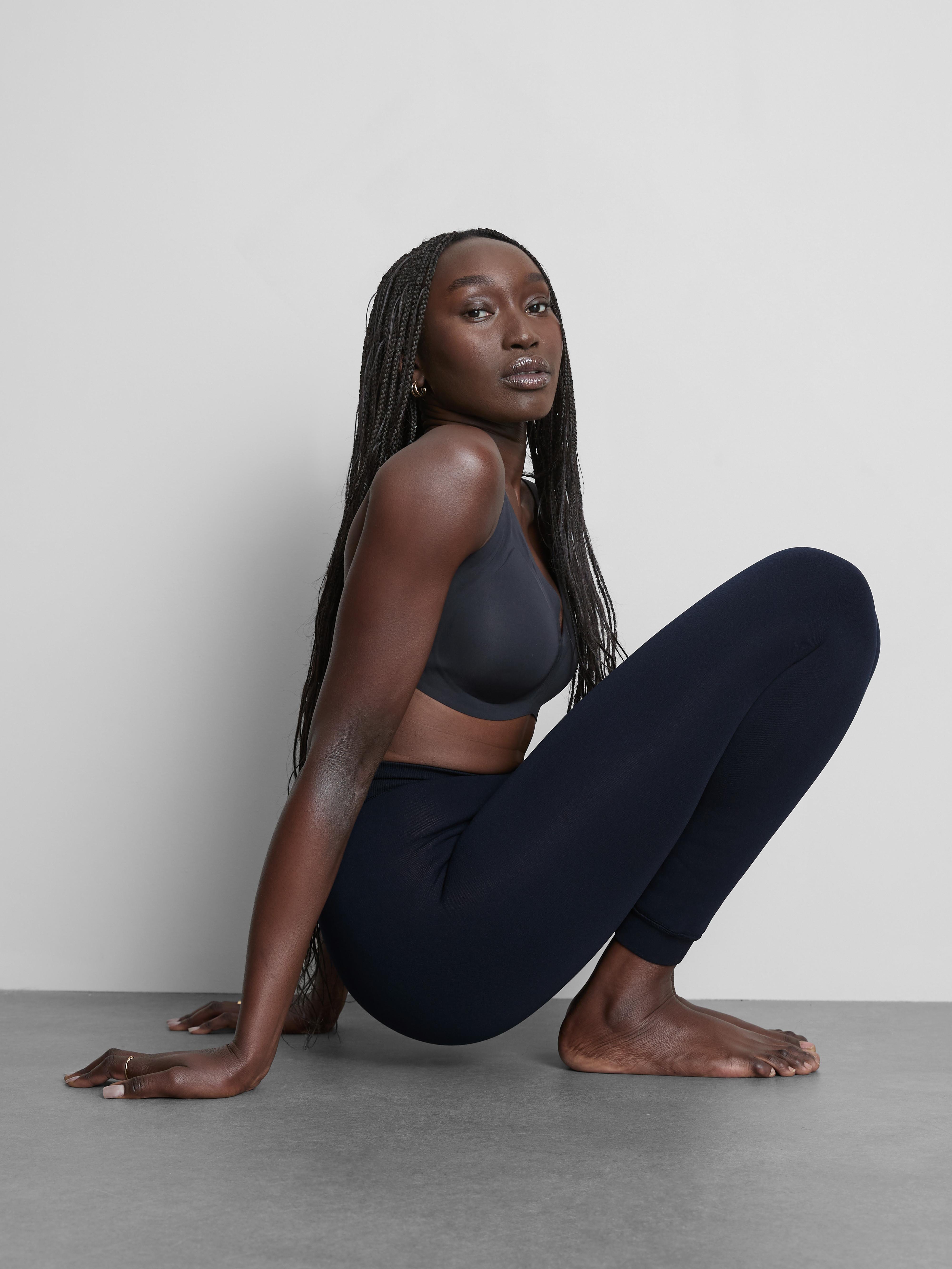 1pk Navy Velvet Plush Leggings