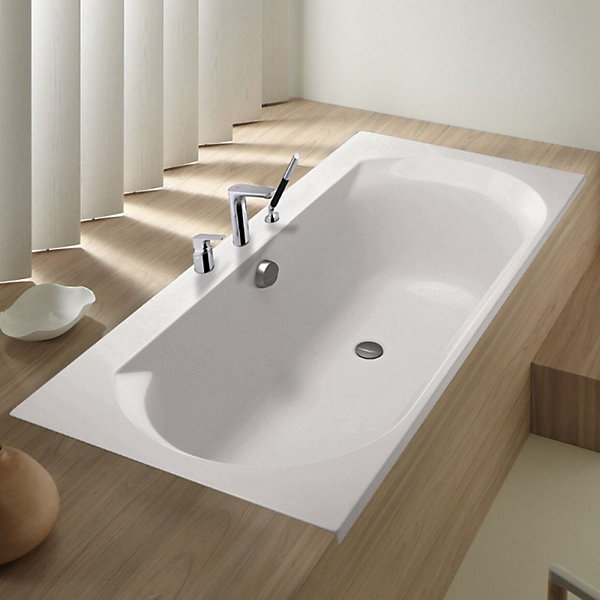 Mitigeur baignoire JACOB DELAFON Aleo  3 trous   pommeau de douche   flexible