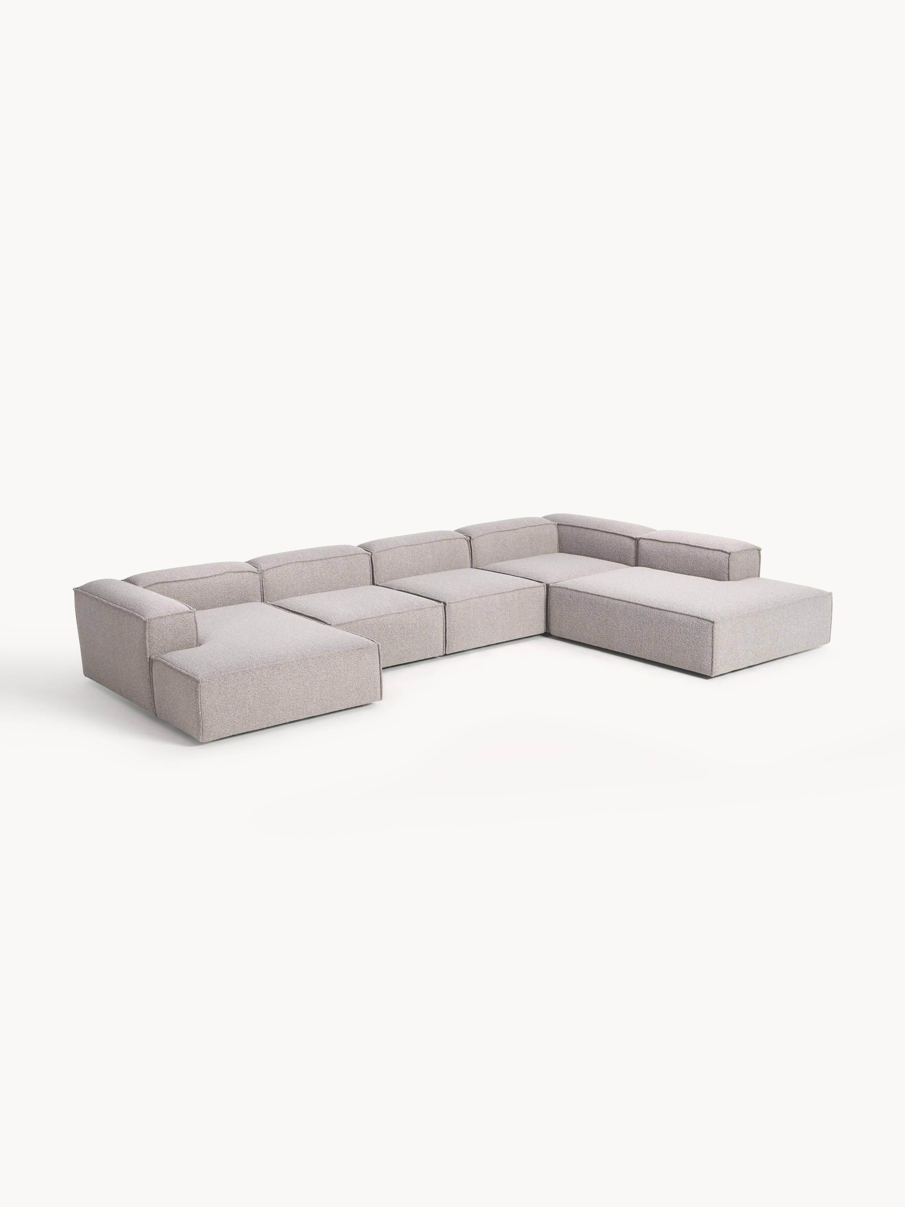 Modulares XL Sofa Lennon aus Bouclé