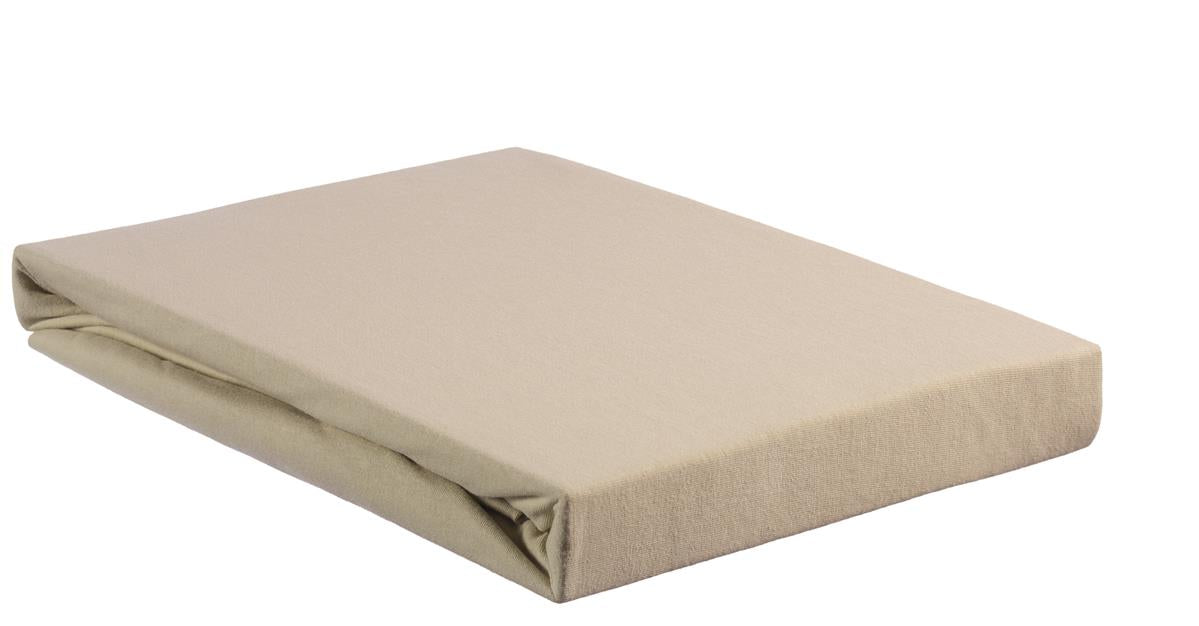 Beddinghouse - Jersey - Split-topper - Hoeslaken - 180x220 cm - Zand