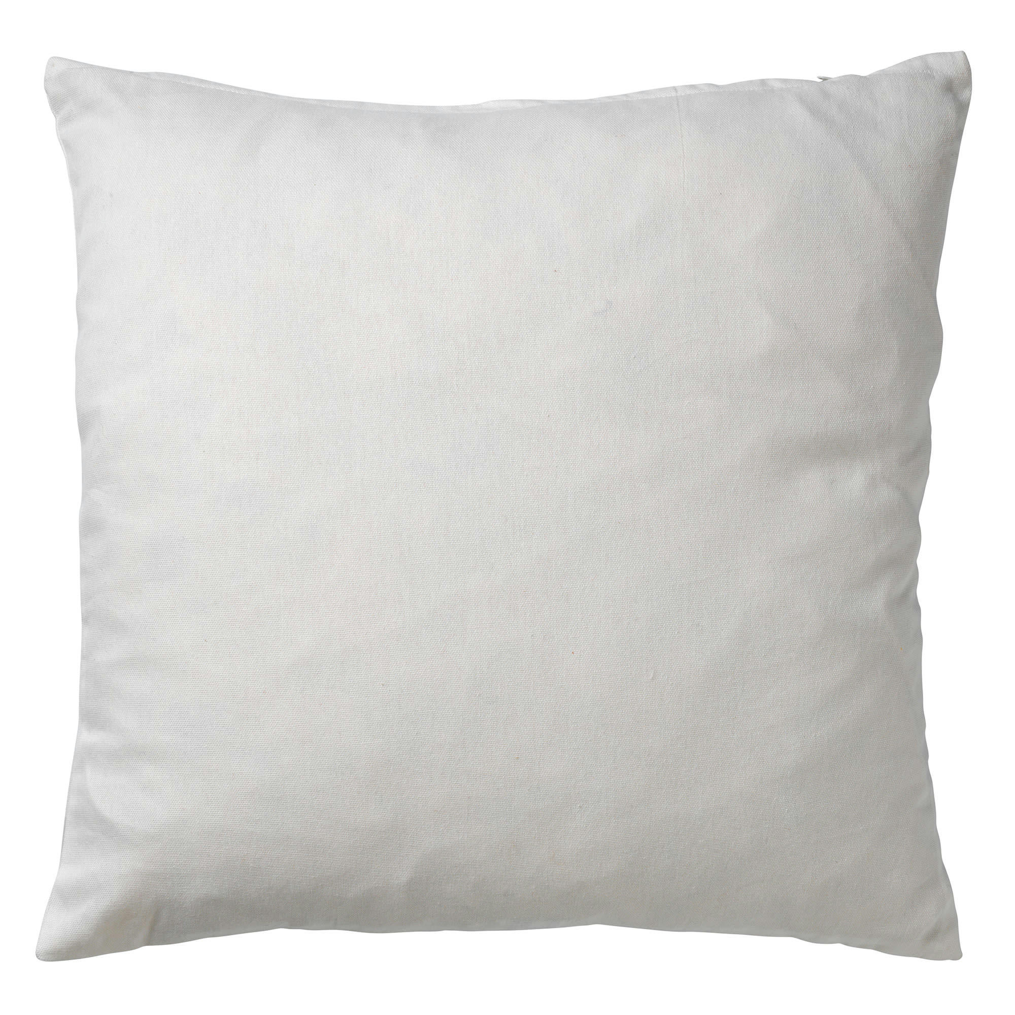 - Housse de coussin blanc en coton-45x45 cm uni