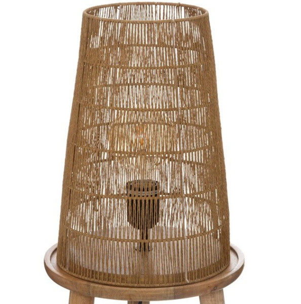 Lampa podłogowa na trójnogu z plecionką 127 cm