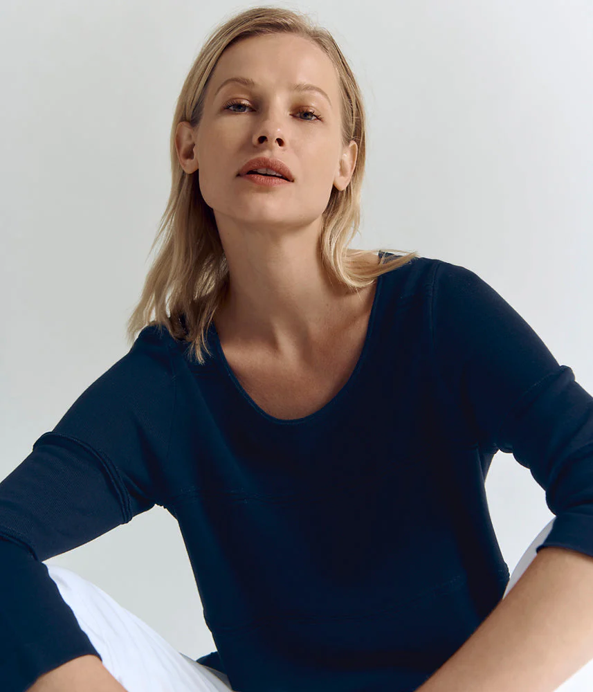 Pull maille en jersey écologique AGRES/83114/886