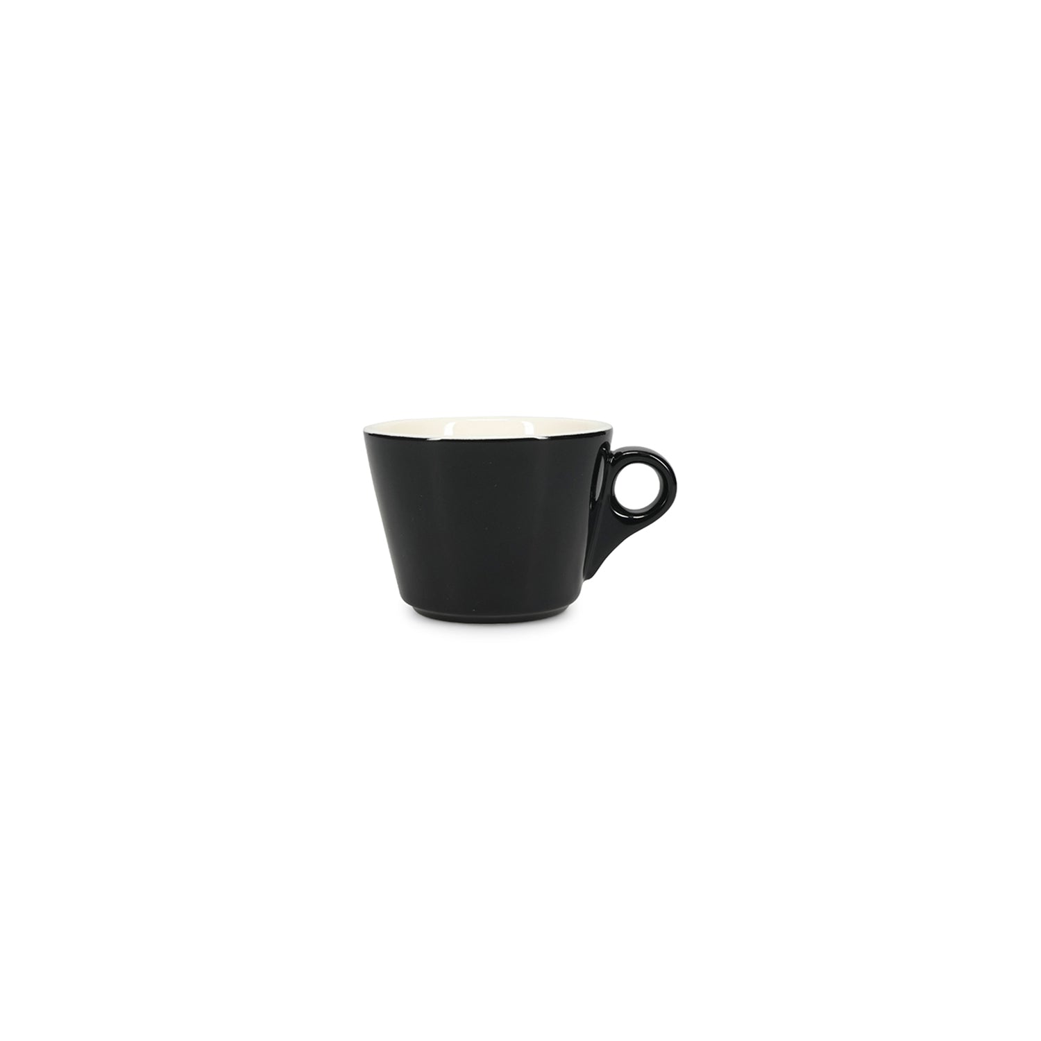 Bonbistro - Kop 16cl zwart Barista - Set van 6