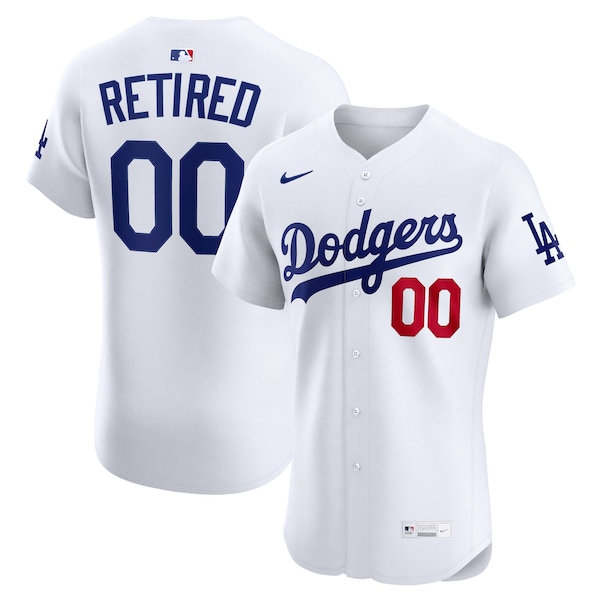 Los Angeles Dodgers Nike  Home Elite Pick-A-Player Retired Roster Jersey - White