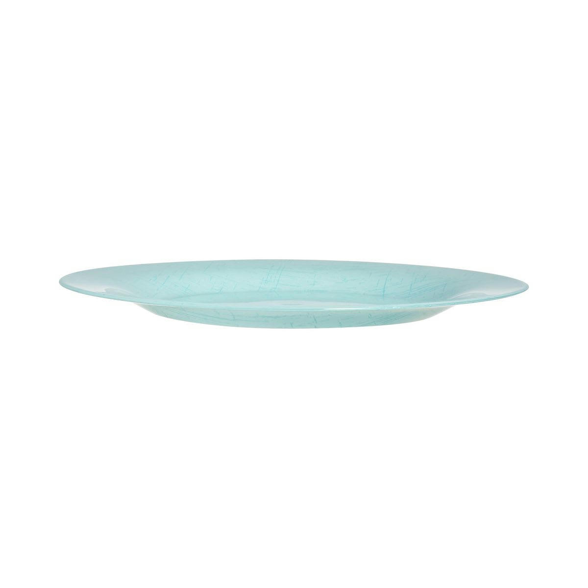 POPPY - Assiette plate turquoise 25 cm