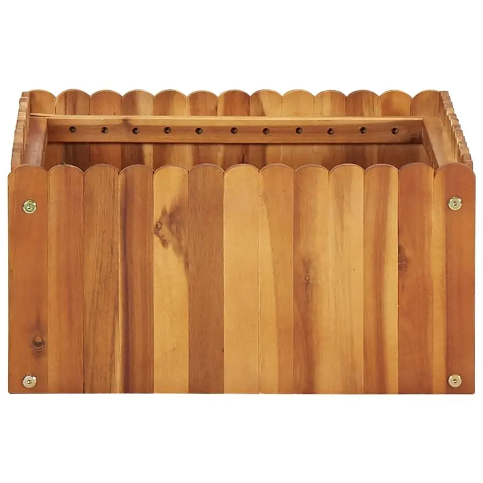 vidaXL - Houten Plantenbak - Bruin - Hout - 50 x 50 x 25 cm