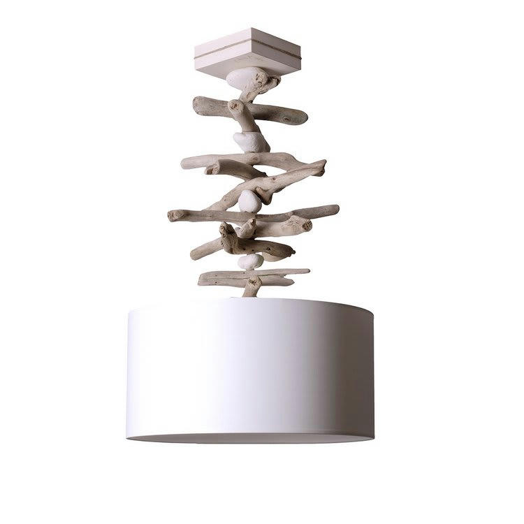 ESPRIT DE LAGON - Suspension en bois blanc